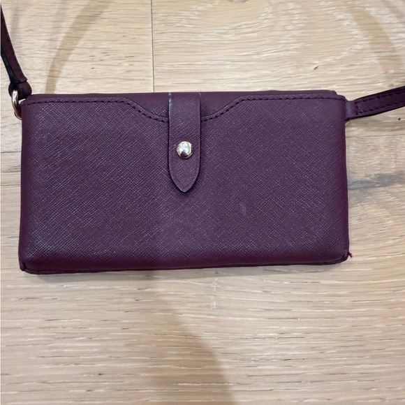 Kate Spade Burgundy Crossbody wallet/iPhone bag - Picture 4 of 11